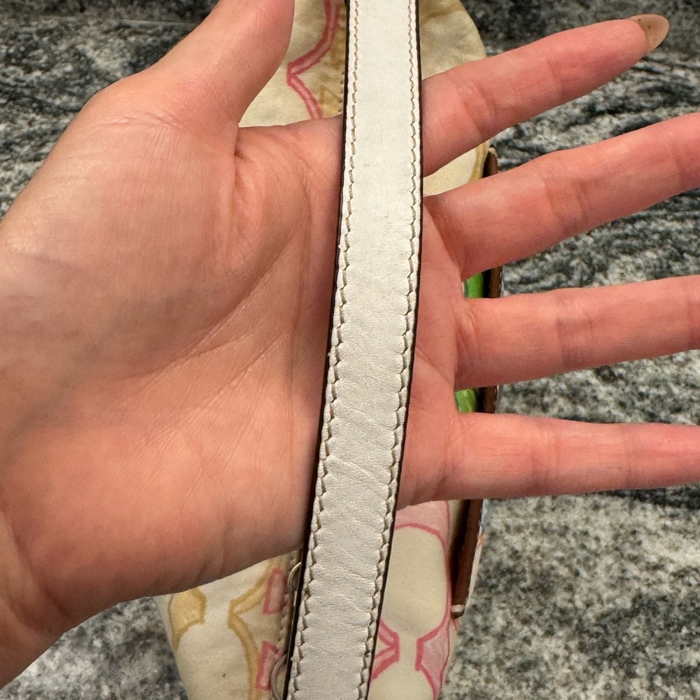 Coach Vintage Y2K Scribble Hamptons Weekend Mini Top Handle Purse Makeup Bag - Picture 10 of 10